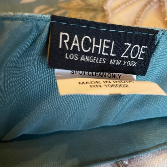 RACHEL ZOE NWT Fall Autumn Thanksgiving Beaded Pumpkins Decorative Table Runner - Picture 11 of 13